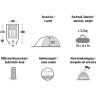 Палатка HIGH PEAK NEVADA 2 (серебристый) HP-10196